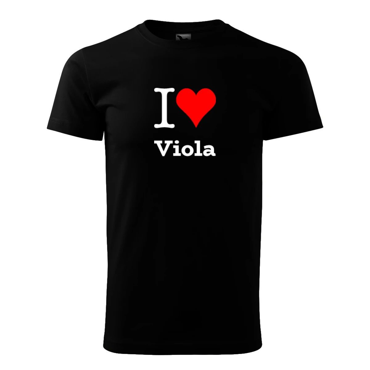 Černé tričko I love Viola