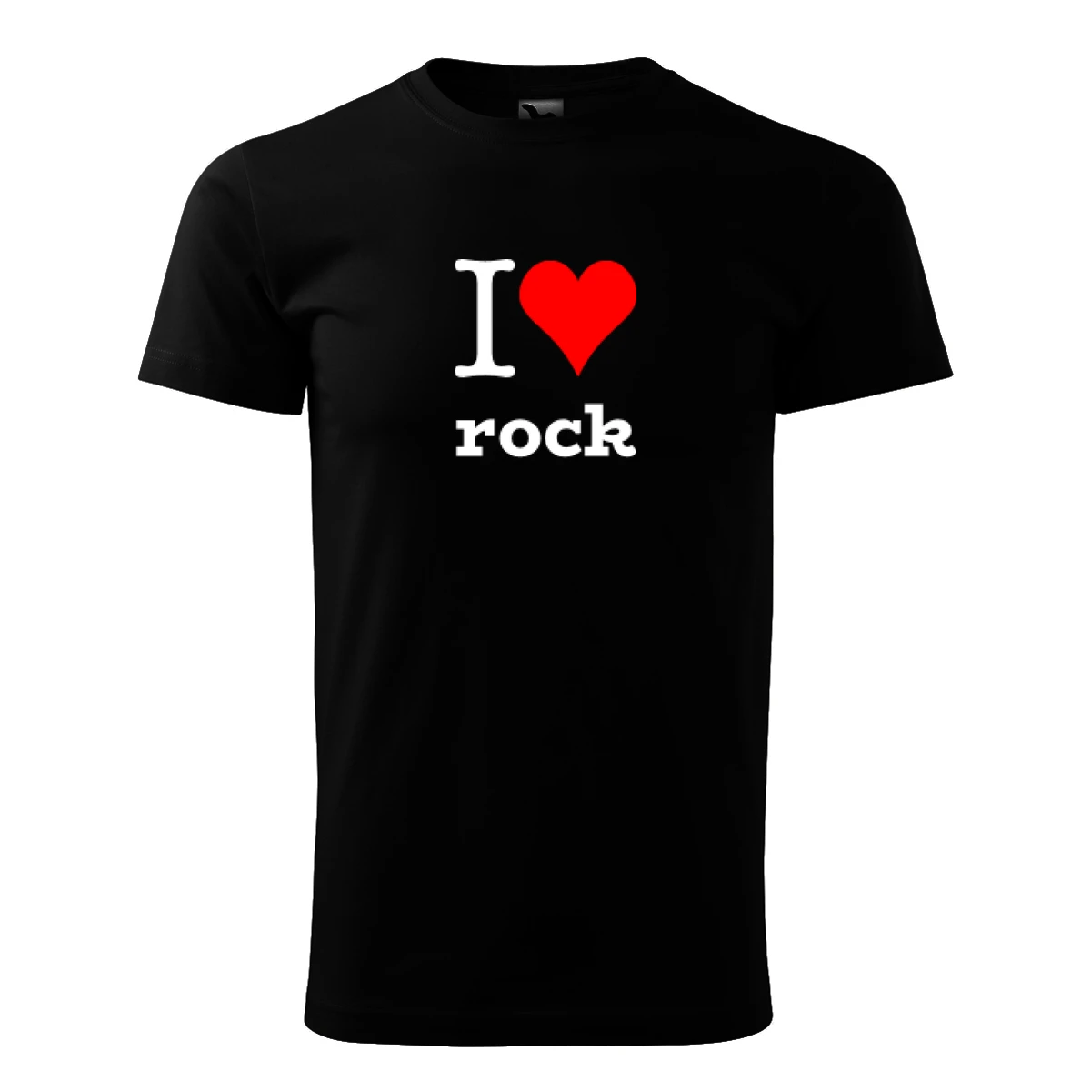 Černé tričko I love rock