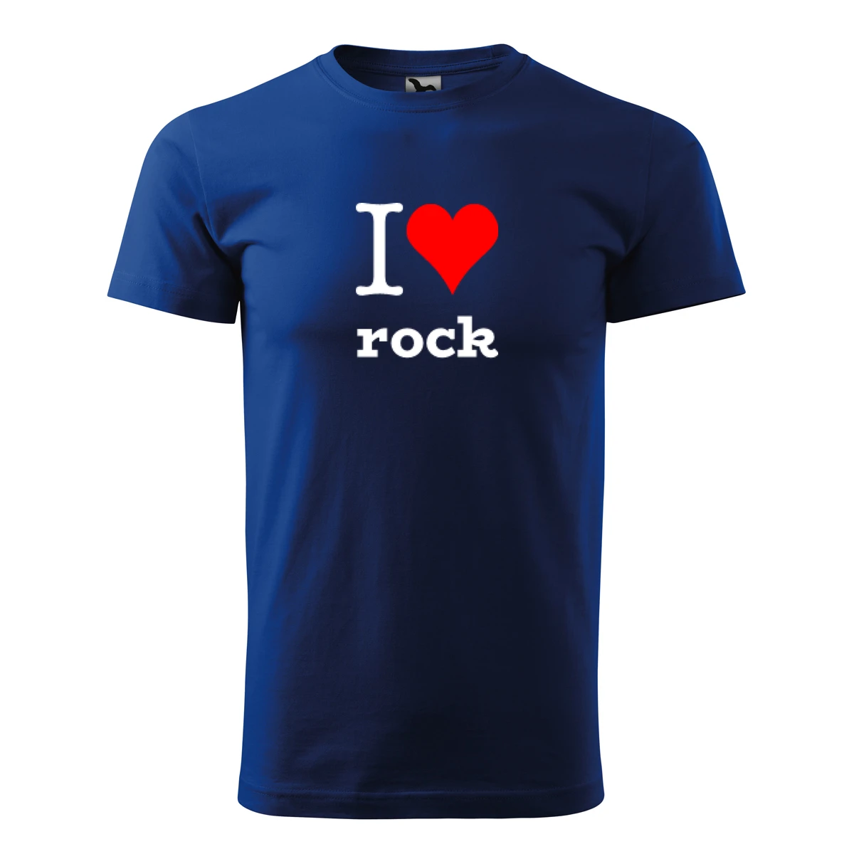 Modré tričko I love rock