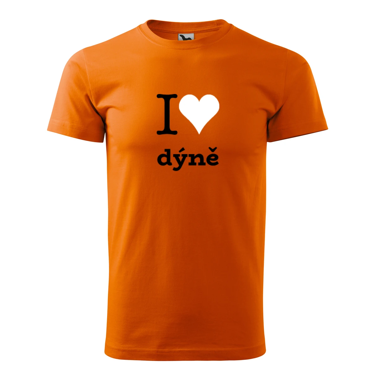 Oranžové dětské tričko I love dýně