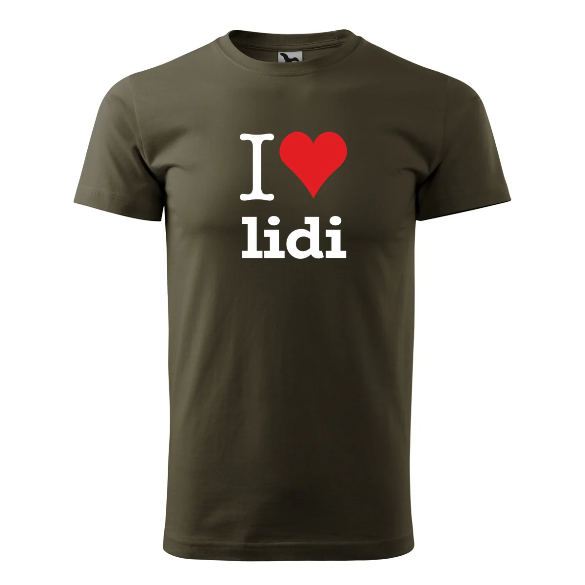 Army tričko I love lidi