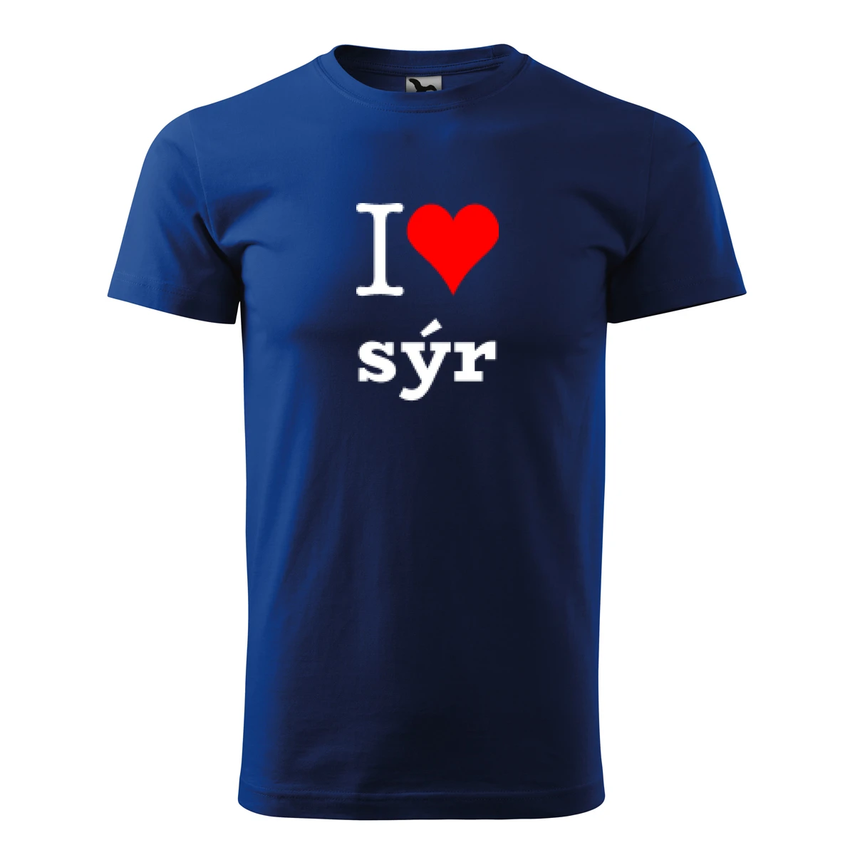 Modré tričko I love sýr