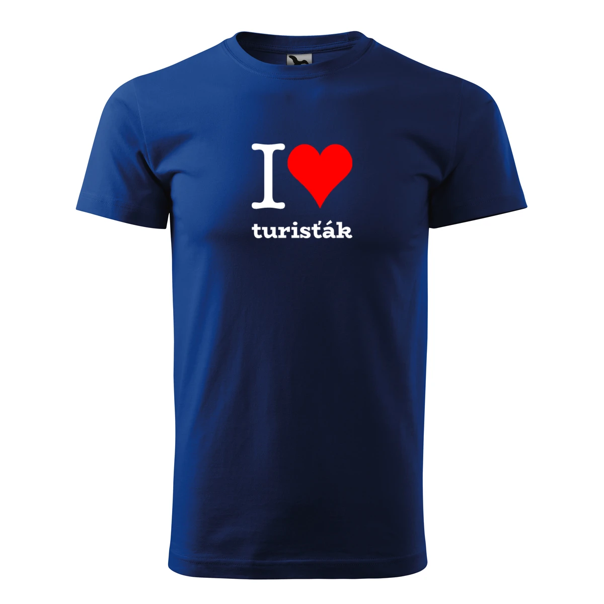 Modré tričko I love turisťák