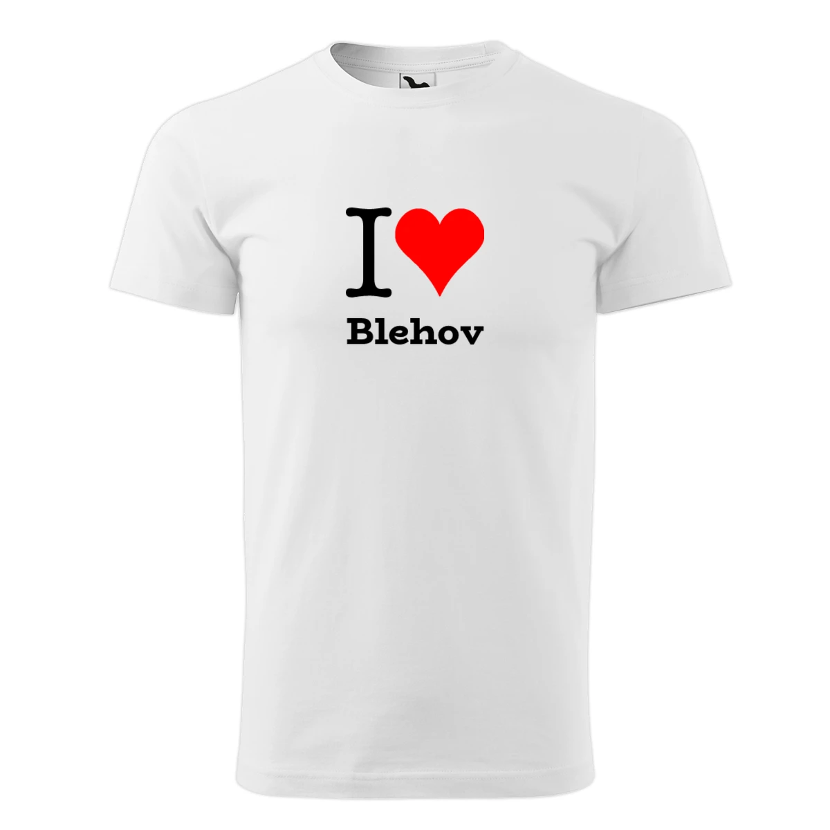 Bílé dětské tričko I love Blehov