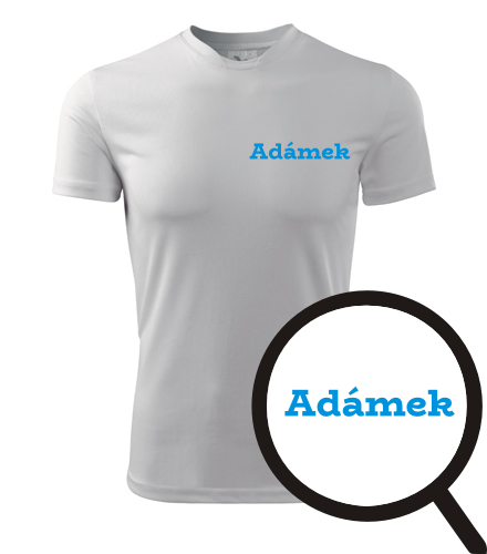 Bílé tričko Adámek