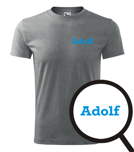 Šedé tričko Adolf