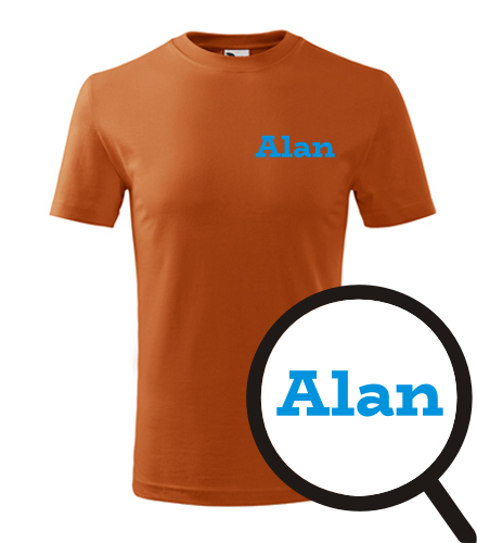 Oranžové dětské tričko Alan