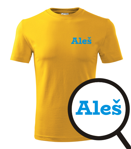 Žluté tričko Aleš