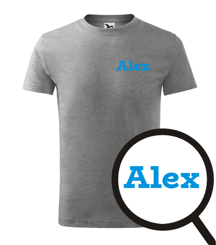 Šedé dětské tričko Alex