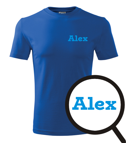 Modré tričko Alex
