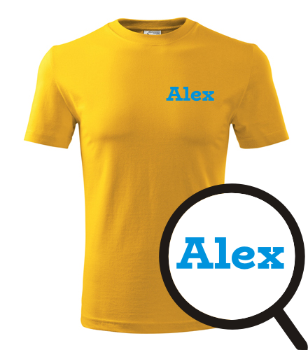 Žluté tričko Alex