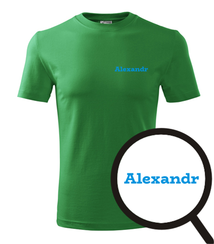 Zelené tričko Alexandr