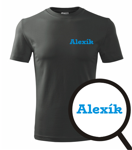 Grafitové tričko Alexík