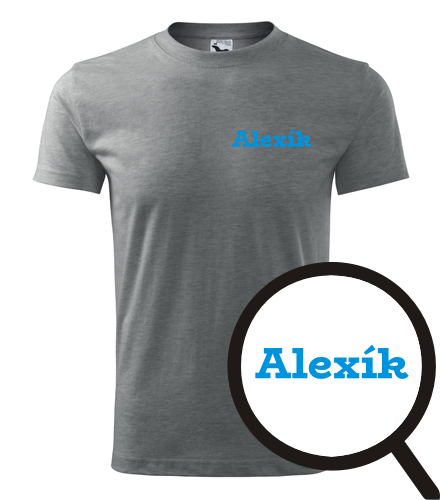 Šedé tričko Alexík