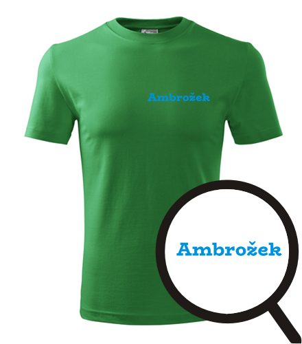 Zelené tričko Ambrožek