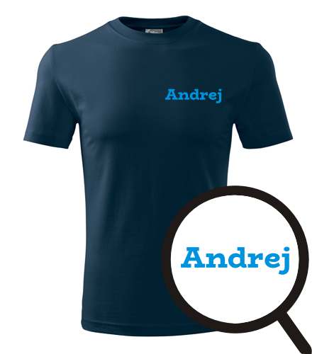 Tmavě modré tričko Andrej