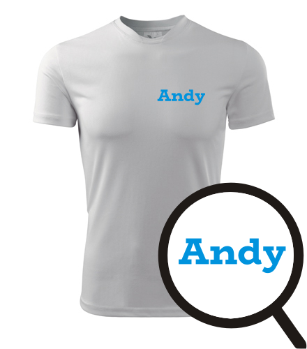Bílé tričko Andy