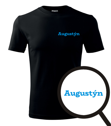 Černé tričko Augustýn