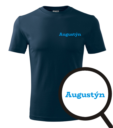 Tmavě modré tričko Augustýn