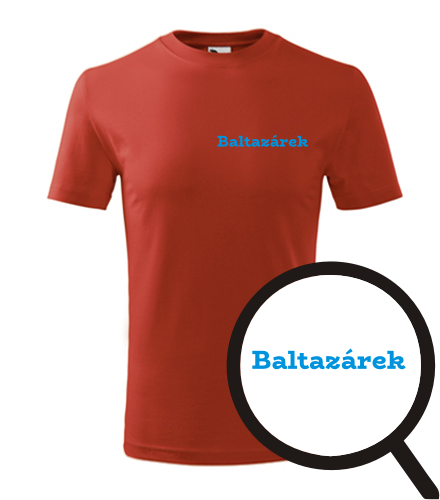 Dětské tričko Baltazárek - Trička se jmény na hrudi dětská - chlapecká - zdrobněliny