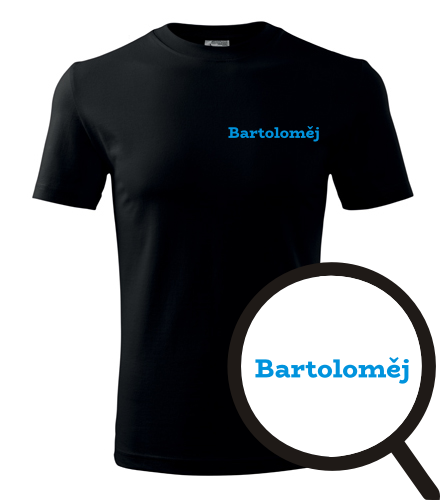 Černé tričko Bartoloměj