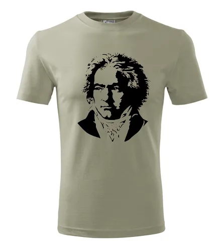 Khaki tričko Beethoven