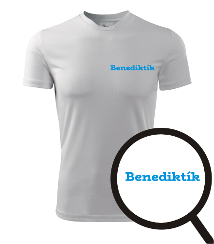 Bílé tričko Benediktík