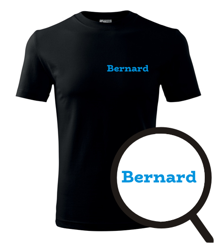 Černé tričko Bernard