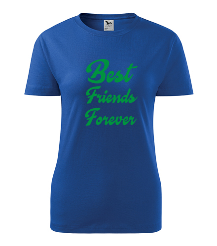 Modré dámské tričko Best Friends Forever