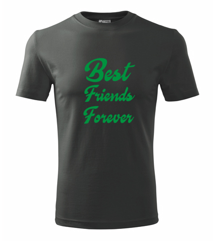 Grafitové tričko Best Friends Forever
