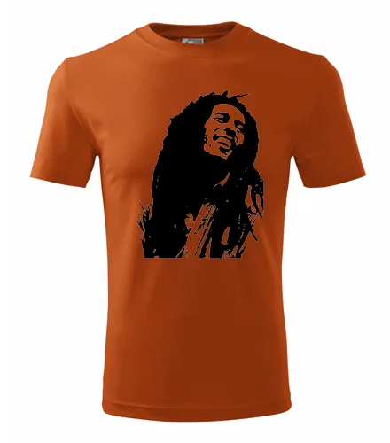 Oranžové tričko Bob Marley