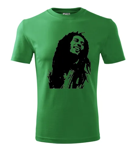 Zelené tričko Bob Marley