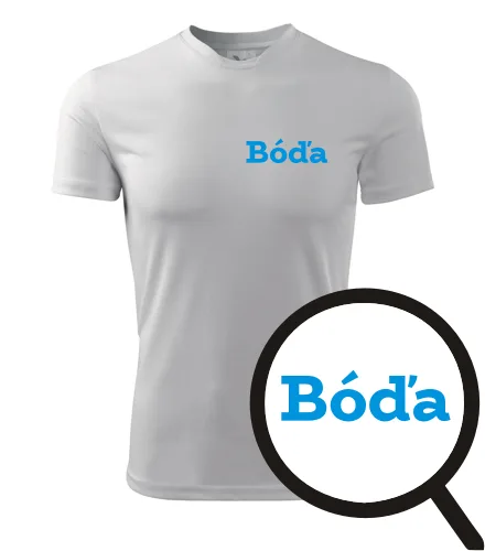 Bílé tričko Bóďa