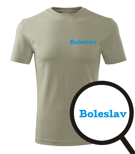 Khaki tričko Boleslav