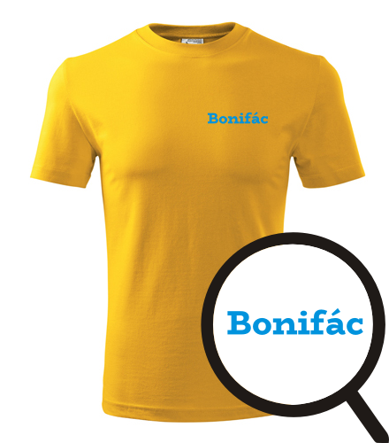 Žluté tričko Bonifác