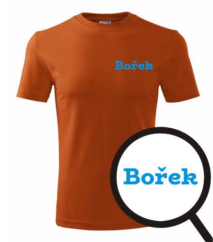 Oranžové tričko Bořek