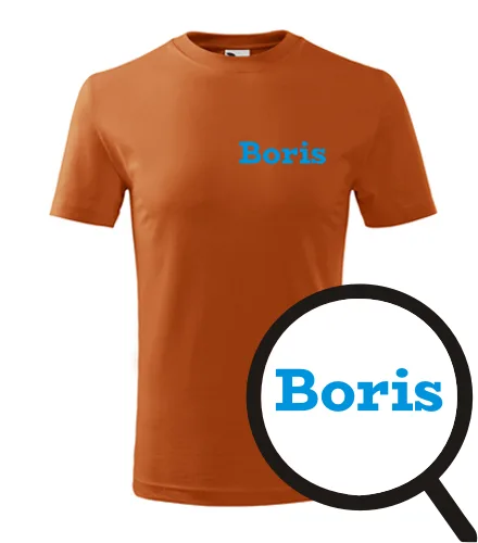 Oranžové dětské tričko Boris