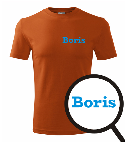 Oranžové tričko Boris