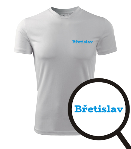 Bílé tričko Břetislav