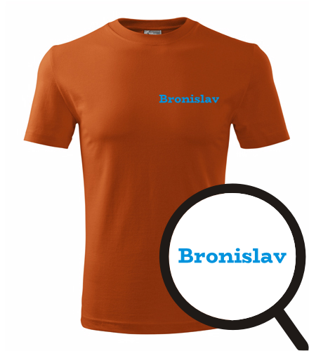 Oranžové tričko Bronislav