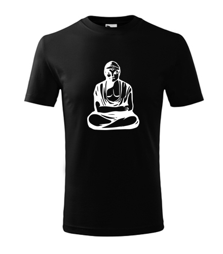 Černé dětské tričko Buddha