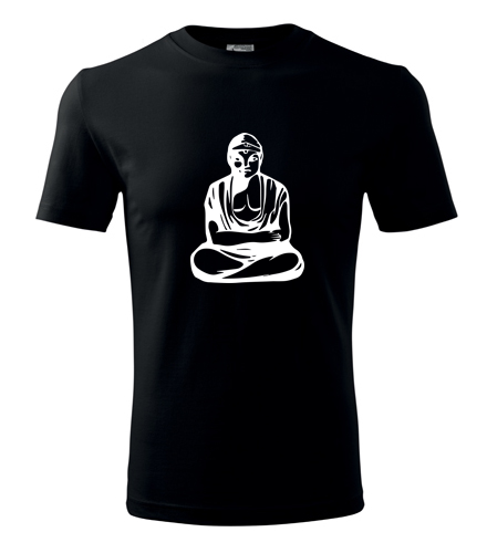 Černé tričko Buddha