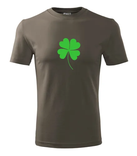 Army tričko s čtyřlístkem