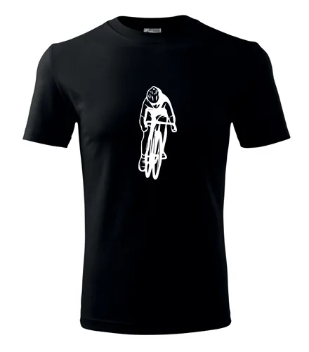 Černé tričko cyklista