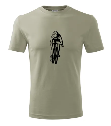 Khaki tričko cyklista