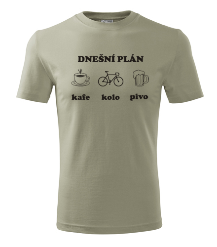 Khaki tričko cyklo plán 2