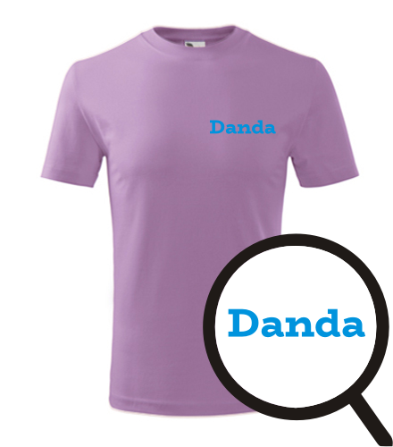 Fialové dětské tričko Danda