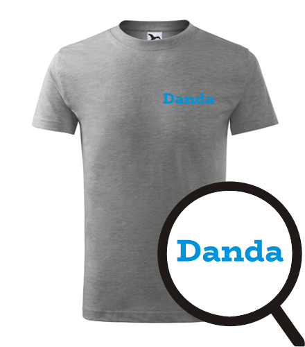 Šedé dětské tričko Danda