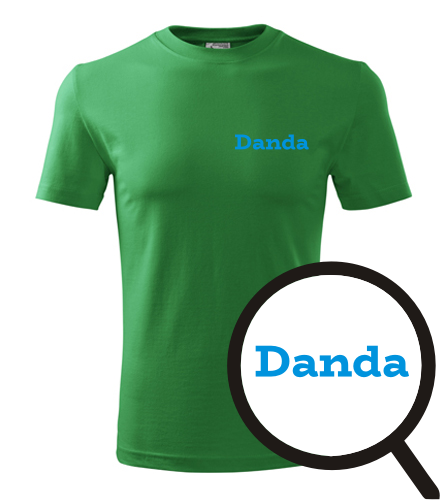Zelené tričko Danda