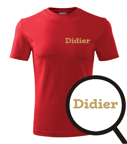 Červené tričko Didier